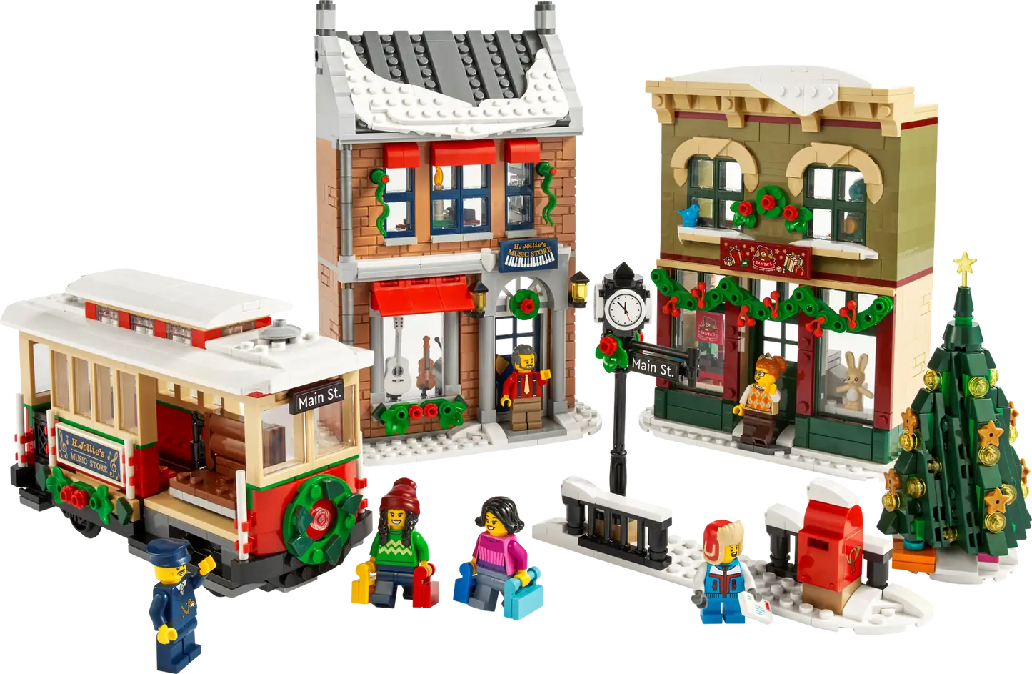 Julepyntet hovedgade (10308)
