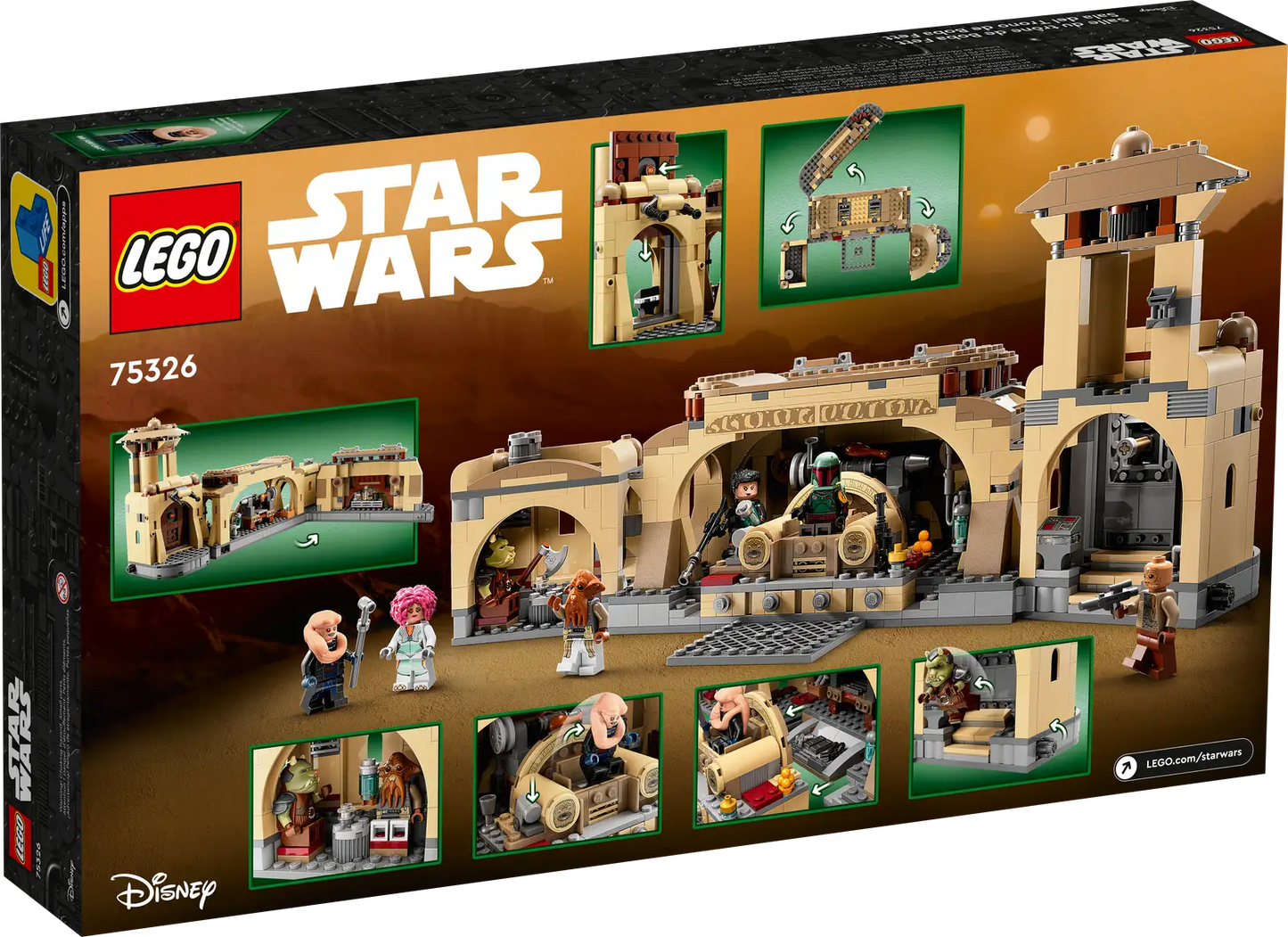 Boba Fetts tronsal (75326)
