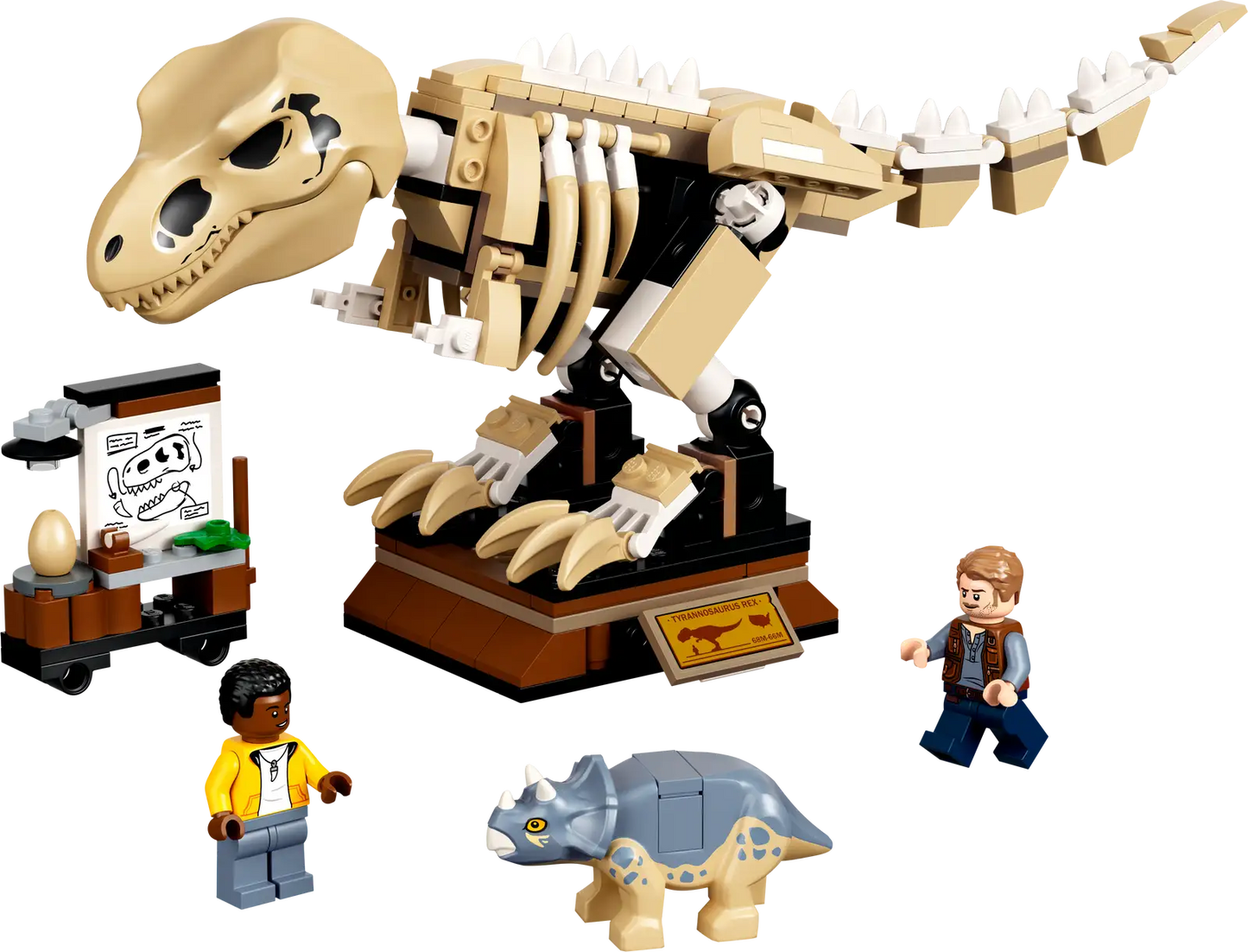 T. rex-dinosaurudstilling (76940)