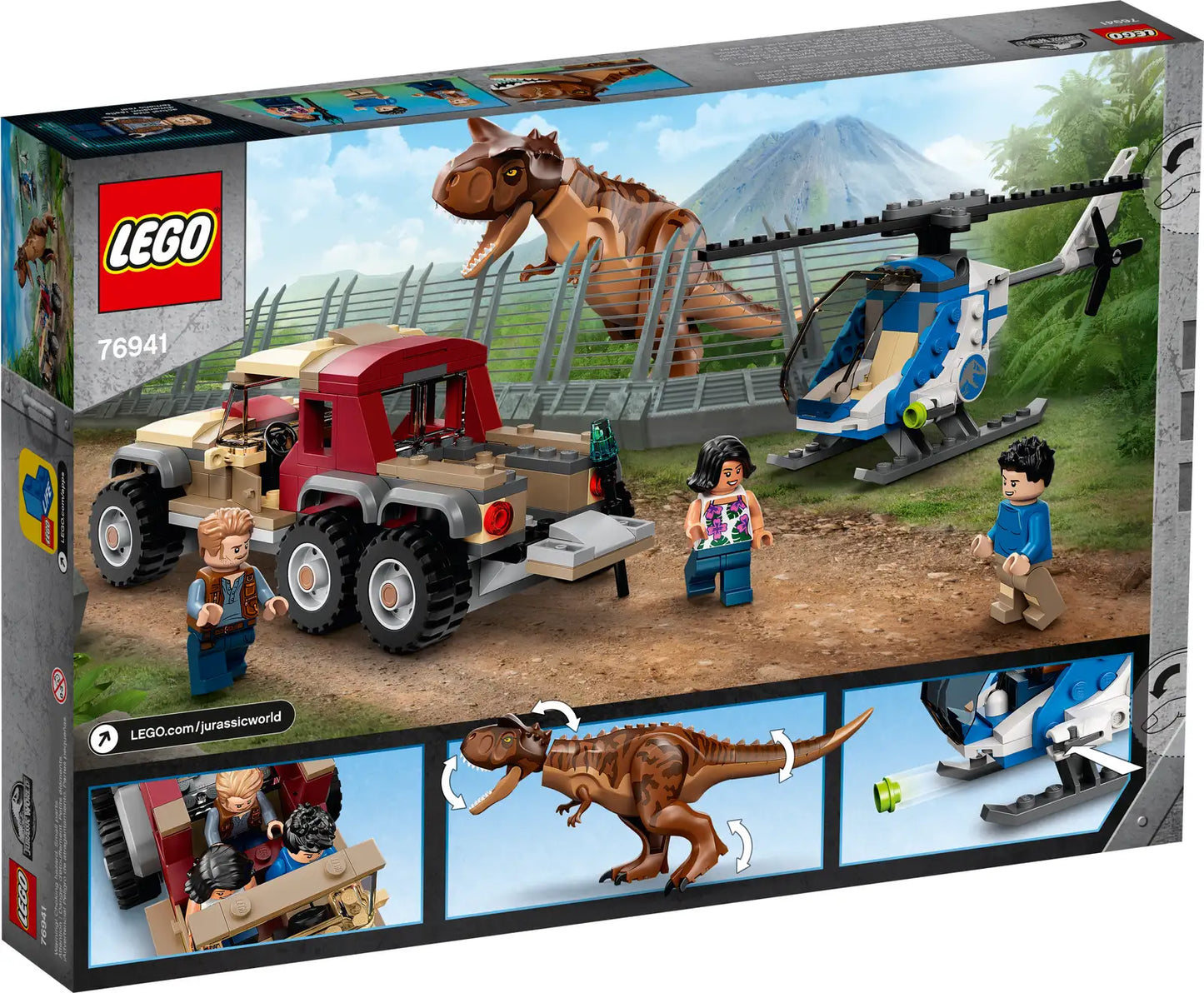 Carnotaurus-dinosaurjagt (76941)