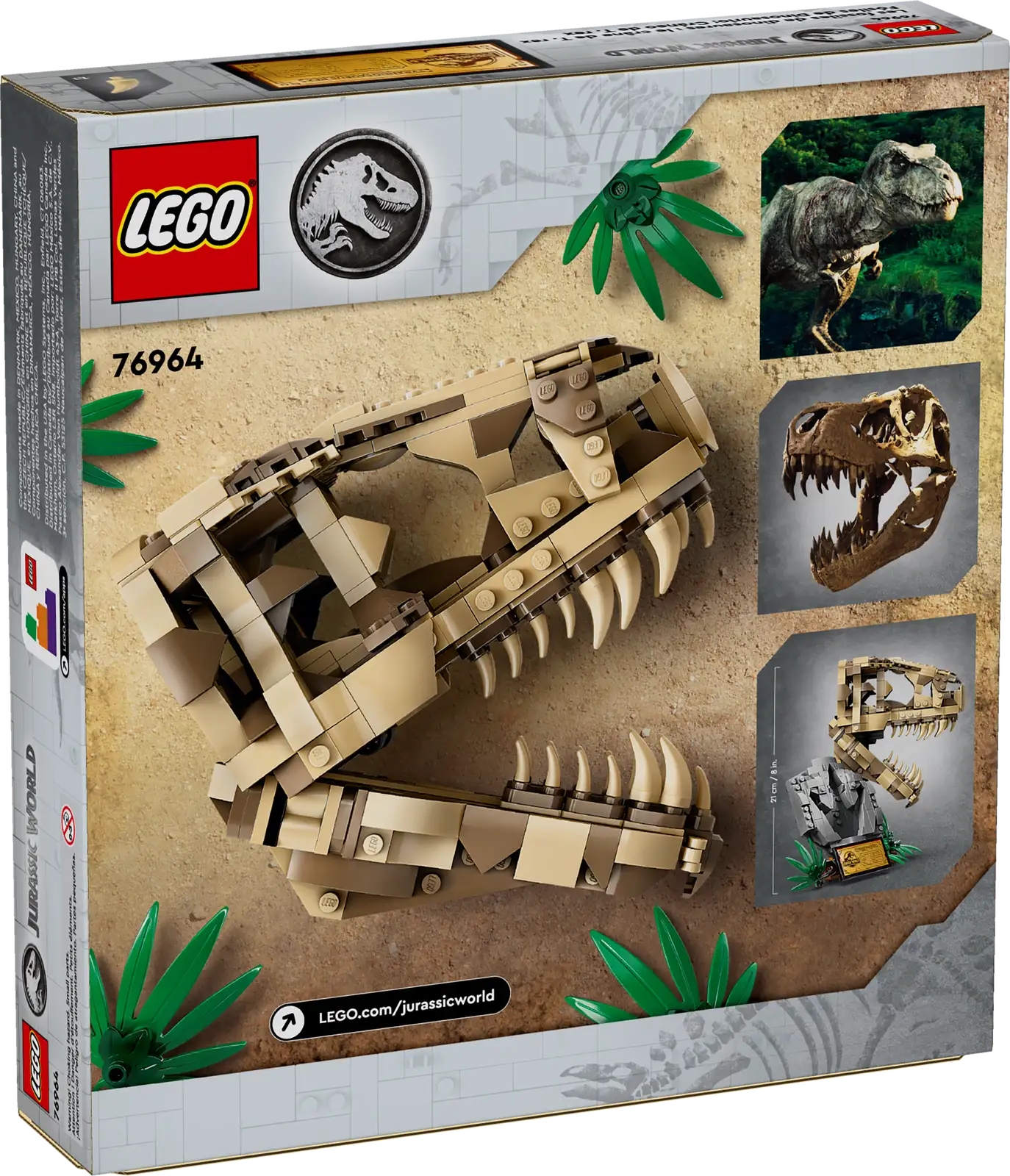 Dinosaurfossiler: T. rex-kranium (76964)