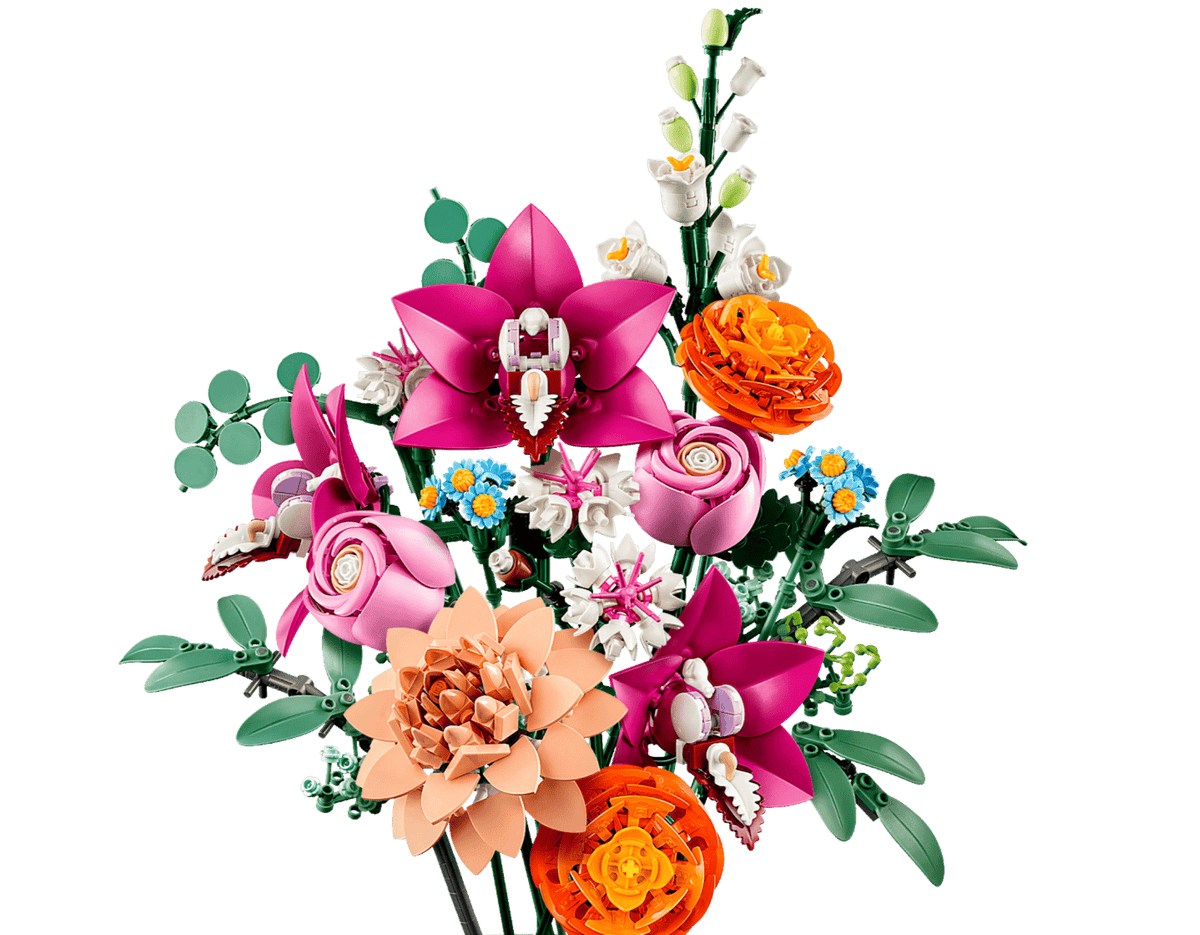 LEGO Smuk pink blomsterbuket (10342)