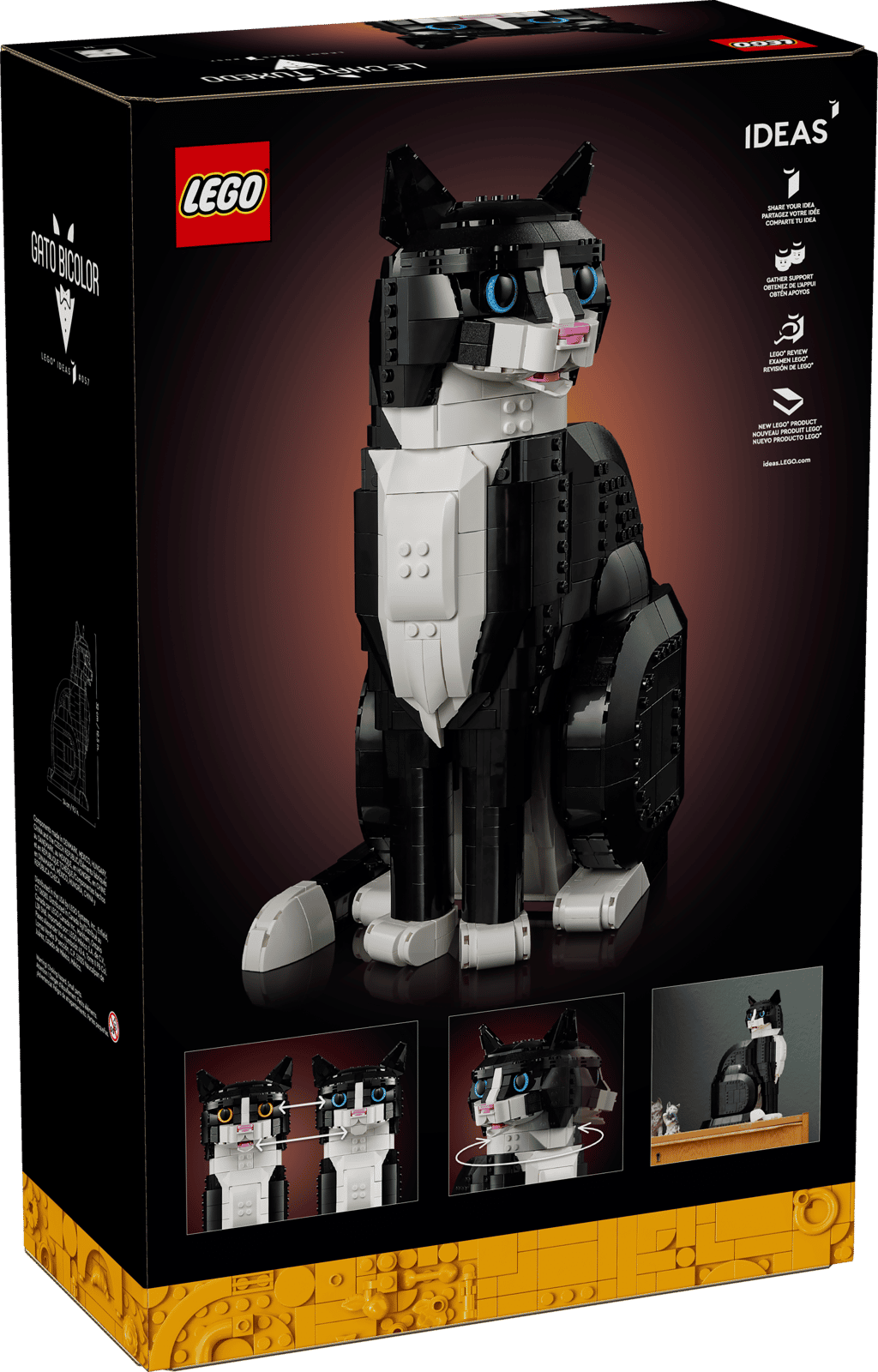 LEGO Tofarvet kat (21349)