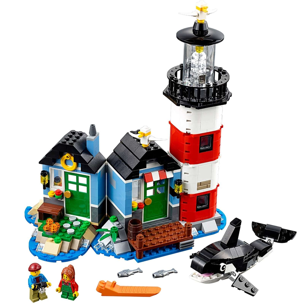 LEGO Fyrtårn og hus (31051)