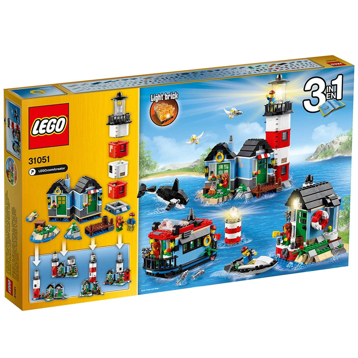 LEGO Fyrtårn og hus (31051)
