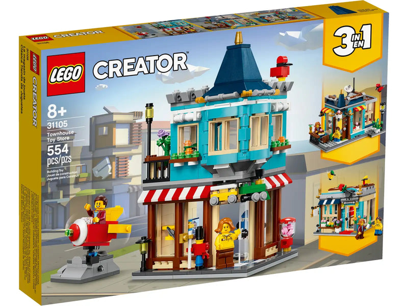 LEGO Byhus med legetøjsbutik (31105)