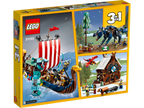 Vikingeskib og Midgårdsormen (31132)