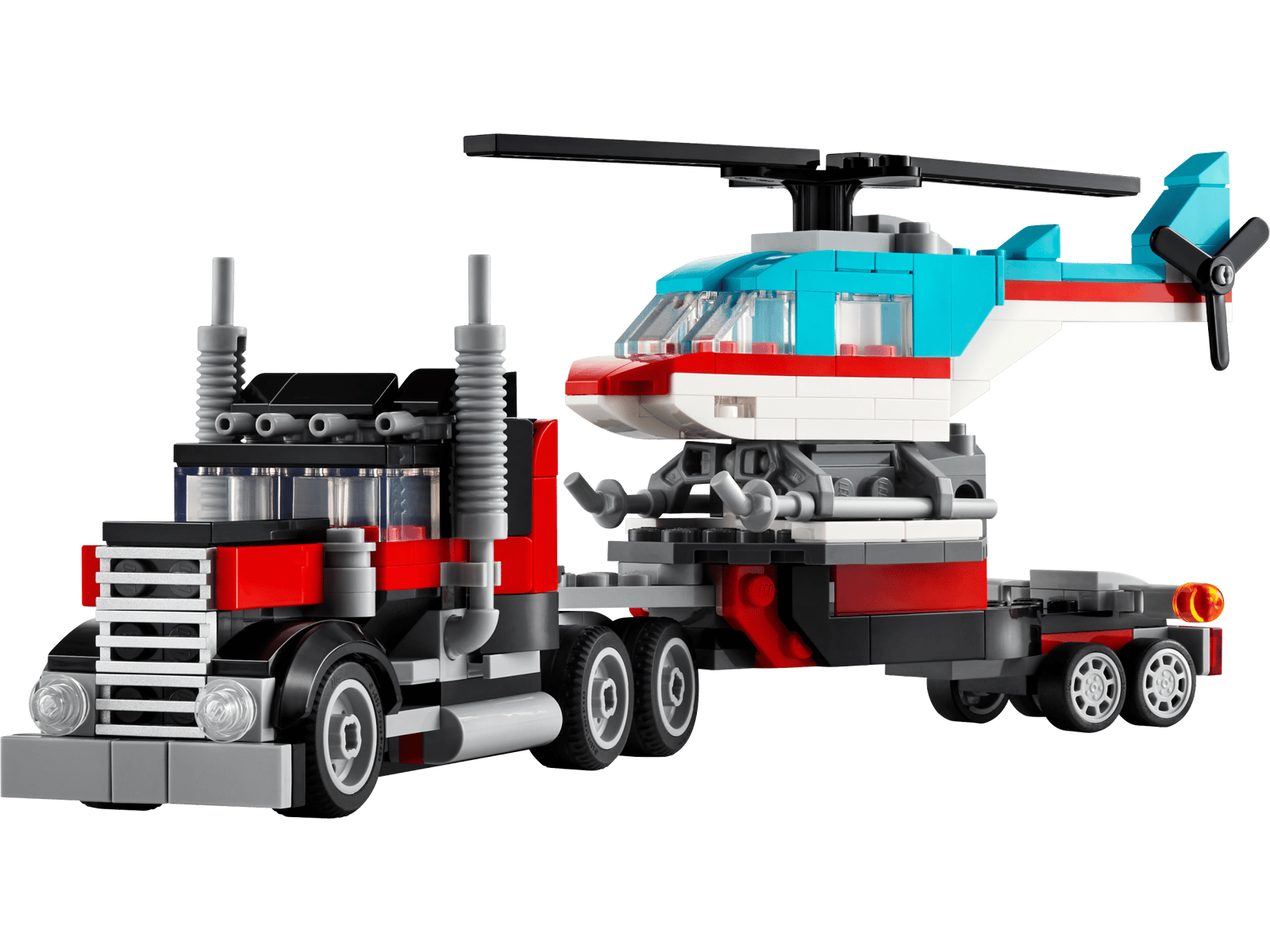 Blokvogn med helikopter (31146)