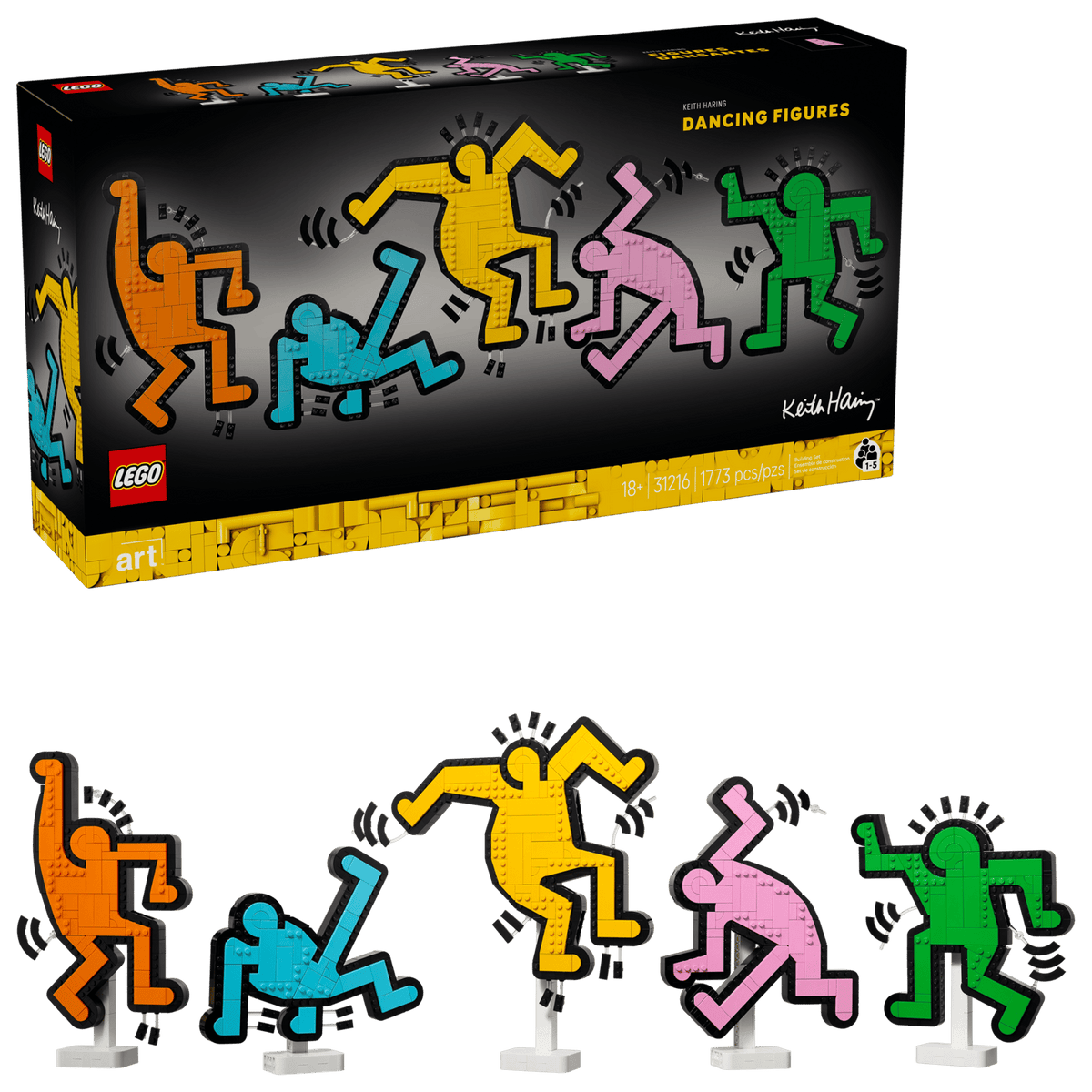 LEGO Keith Haring – Dansende figurer (31216)
