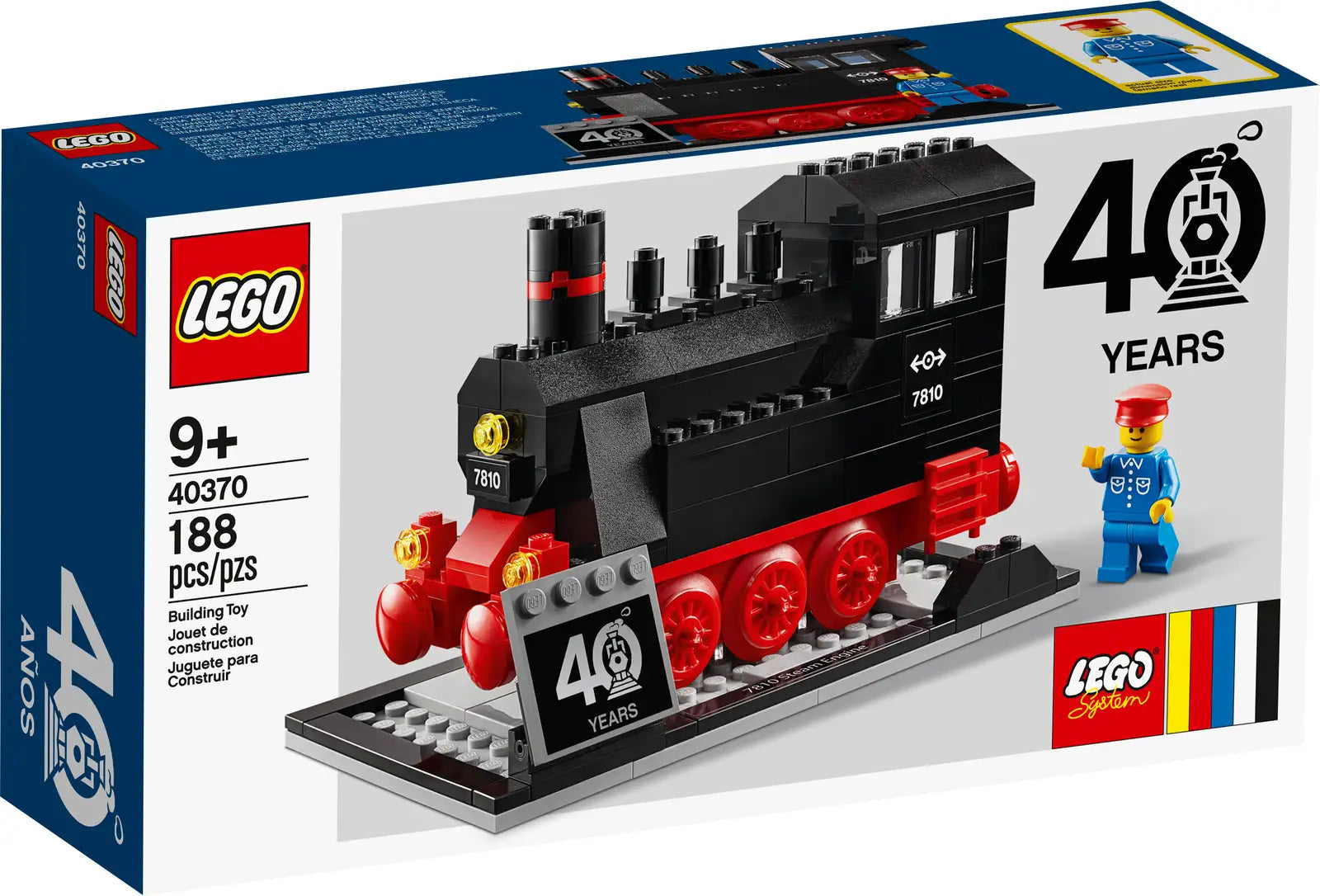 LEGO® Tog – 40-års jubilæumssæt (40370)