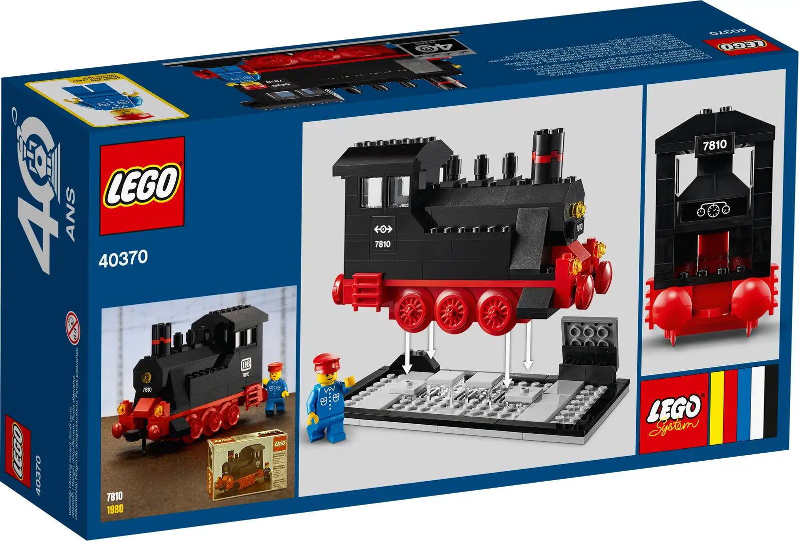 LEGO® Tog – 40-års jubilæumssæt (40370)