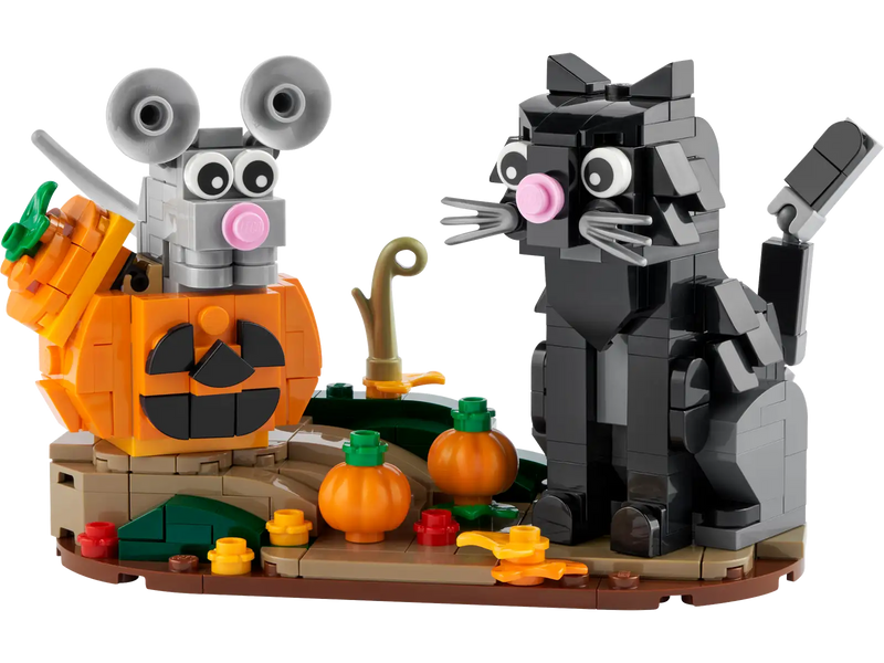 LEGO Halloween-kat og mus (40570)