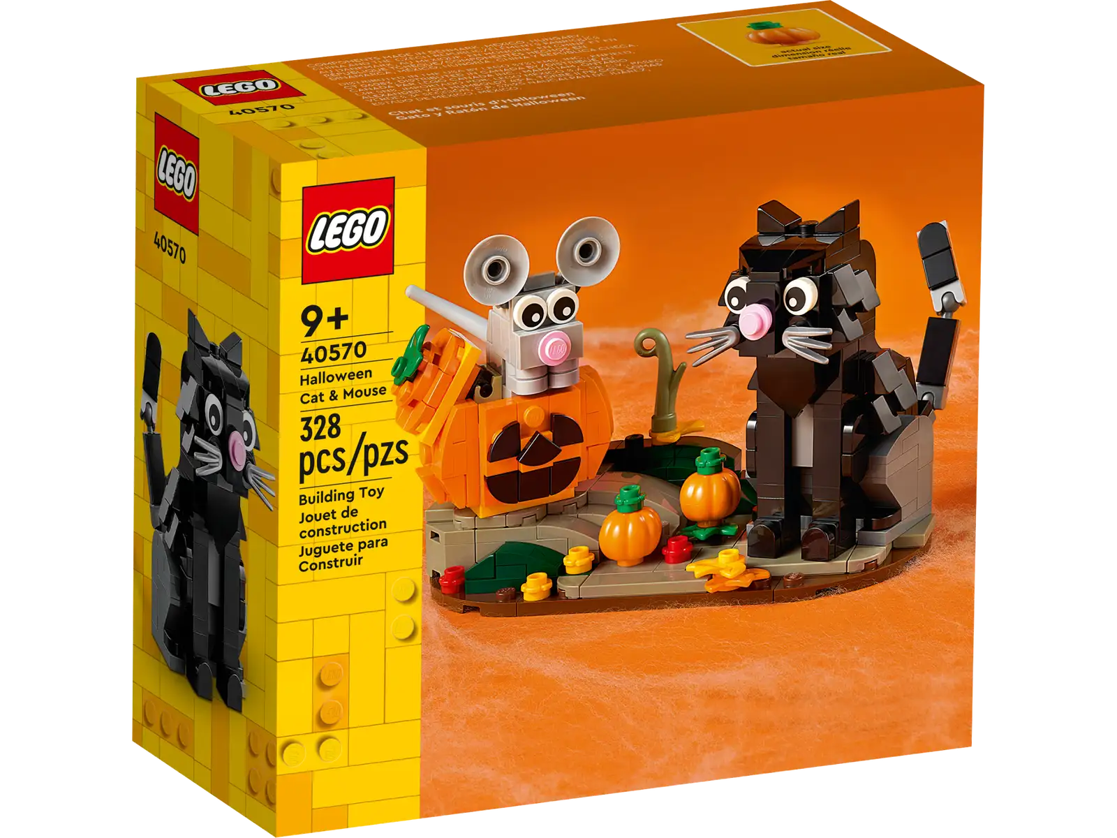 Halloween-kat og mus (40570)