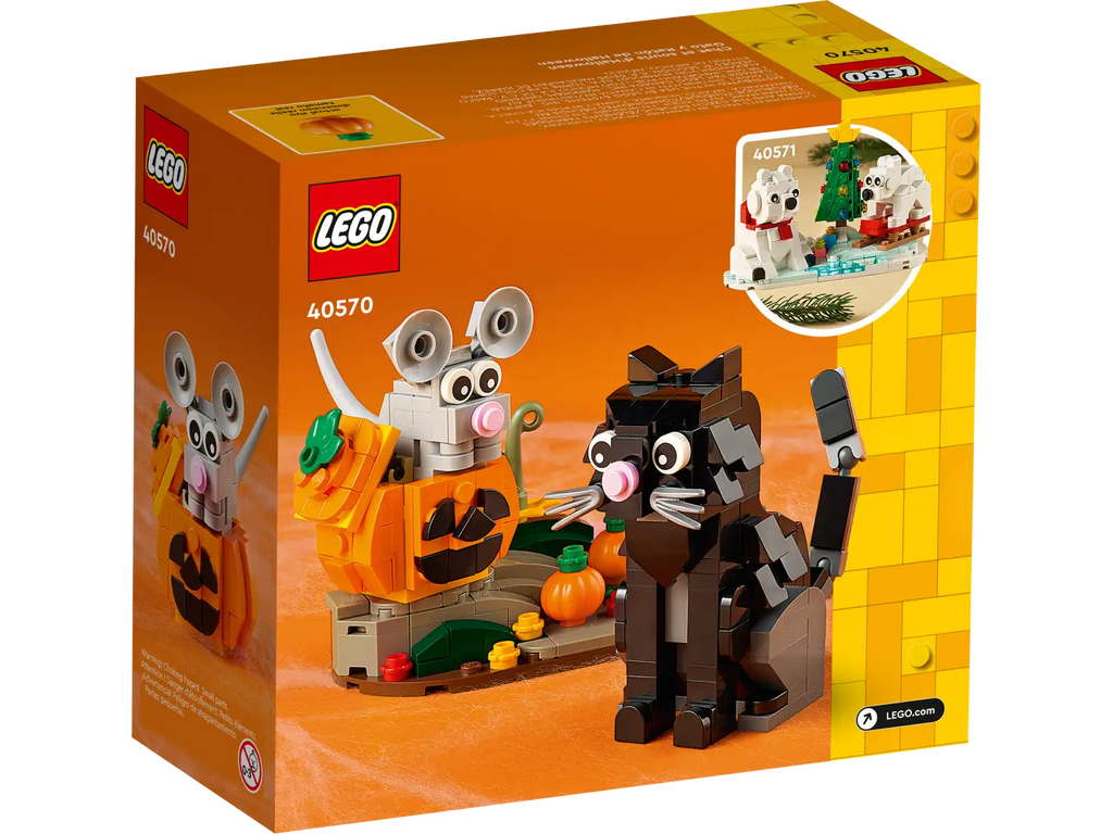 Halloween-kat og mus (40570)