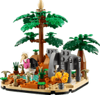 Diorama med afrikansk savanne (40784)