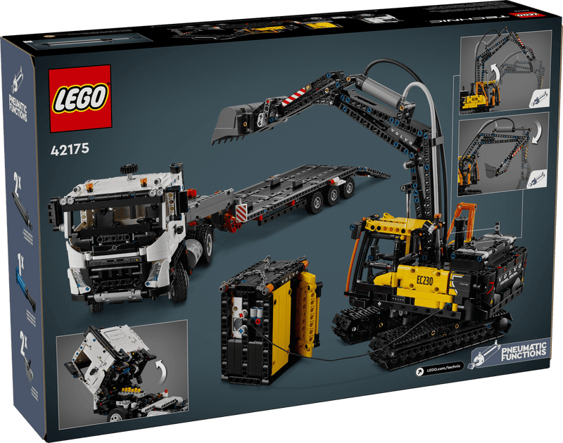 LEGO Volvo FMX-lastbil og EC230 elektrisk gravemaskine (42175)