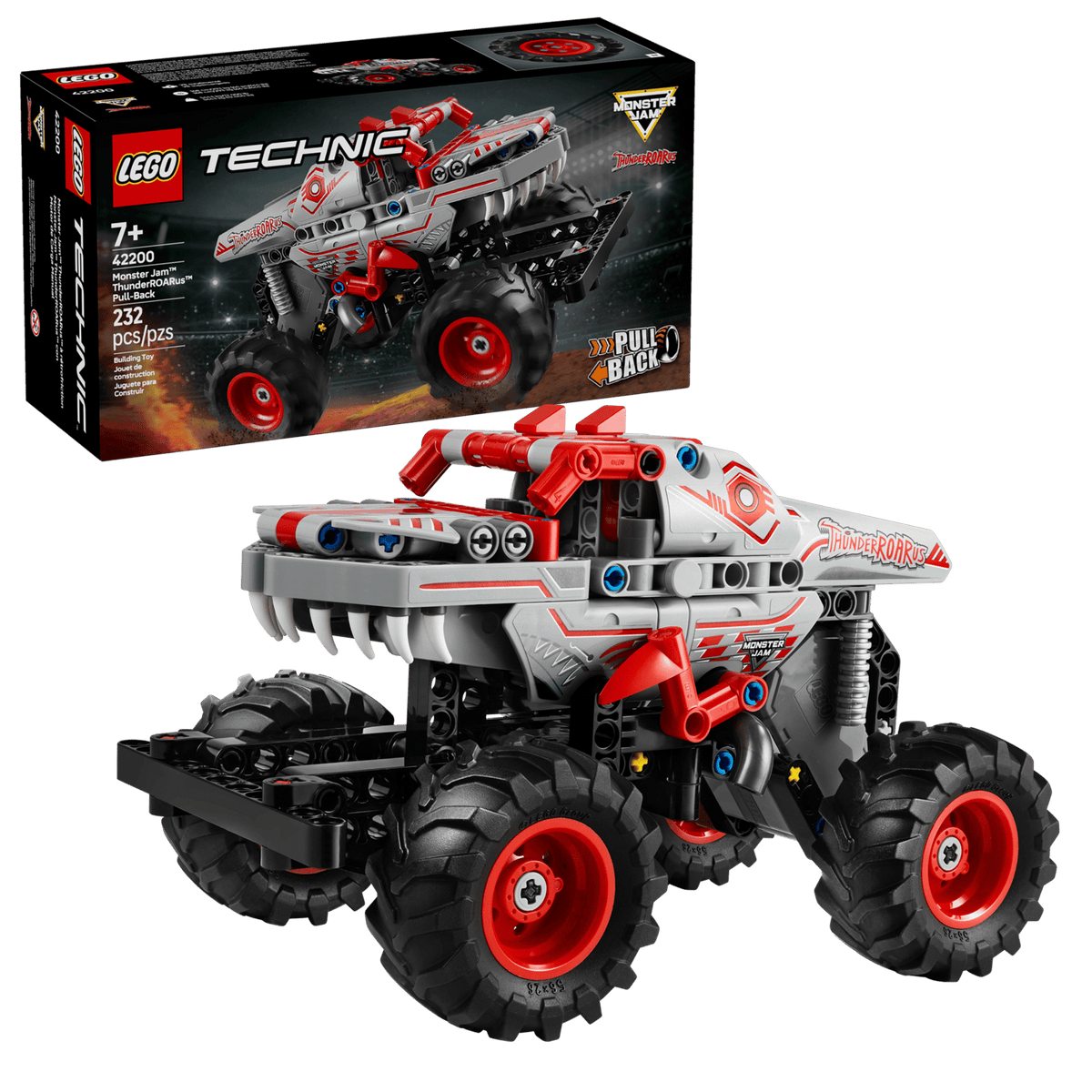 LEGO Monster Jam™ ThunderROARus™ pull-back (42200)