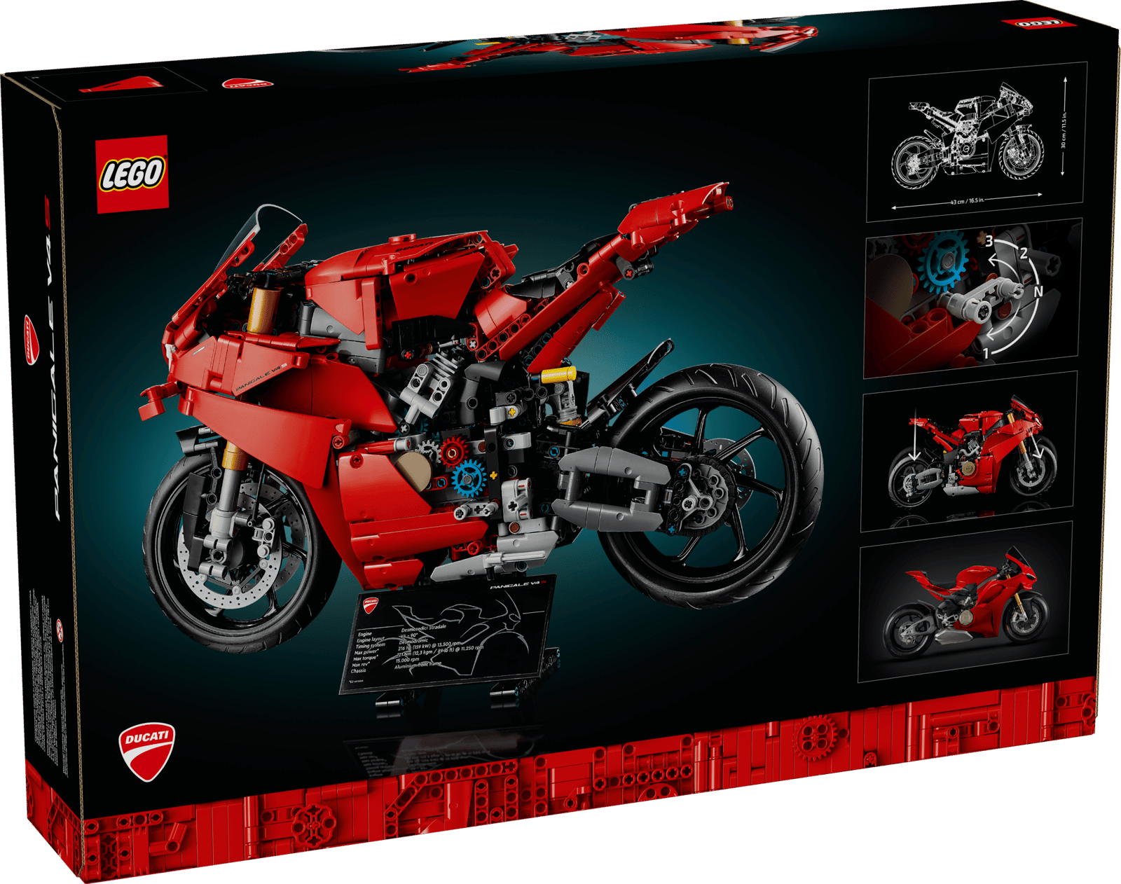 LEGO Ducati Panigale V4 S-motorcykel (42202)
