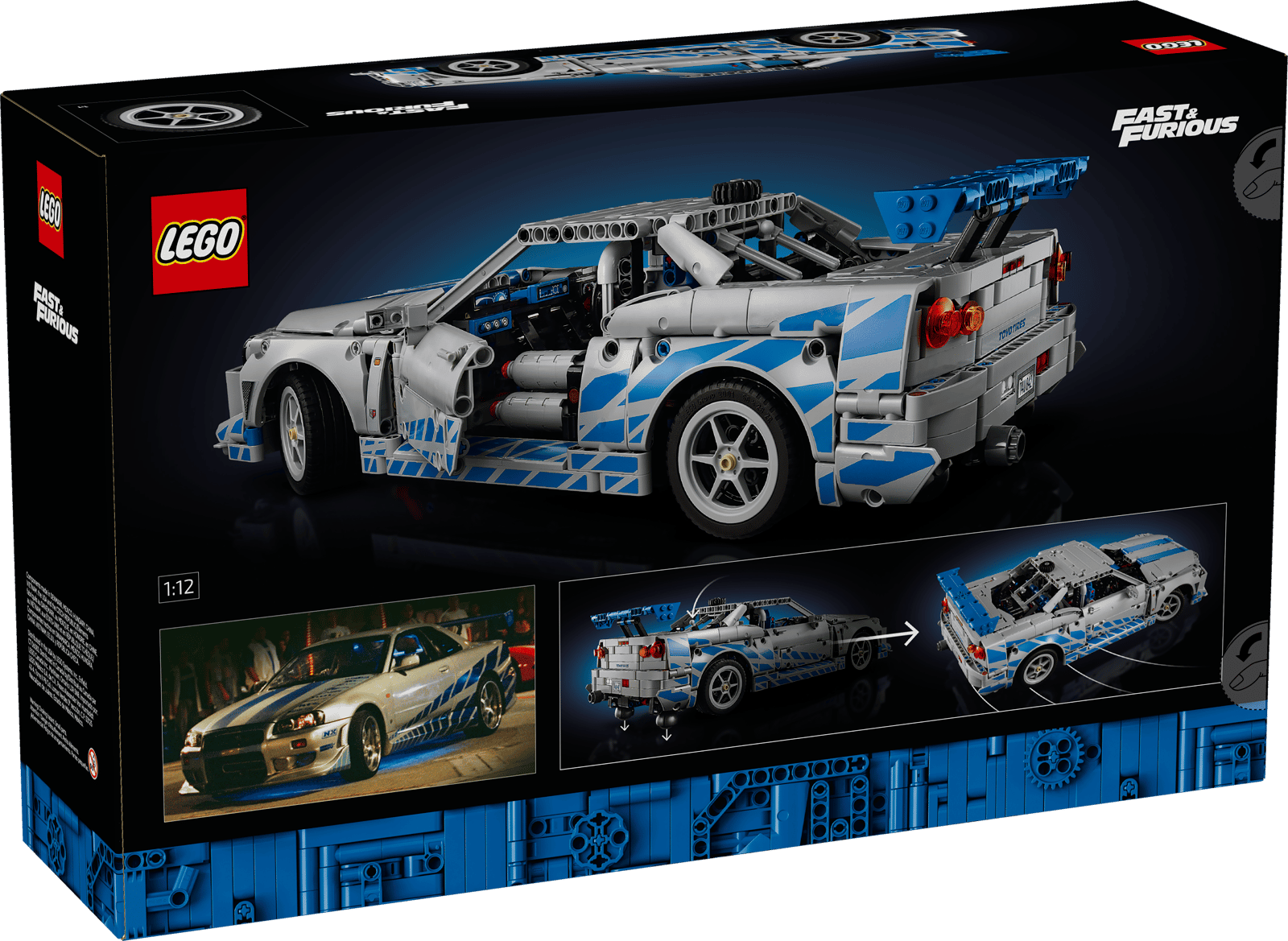 2 Fast 2 Furious Nissan Skyline GT-R (R34)-bil (42210)