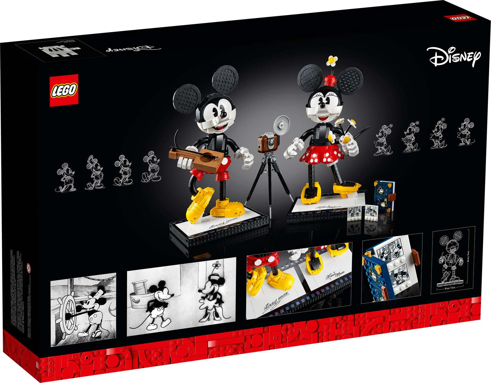 LEGO Bygbare Mickey Mouse og Minnie Mouse-figurer (43179)