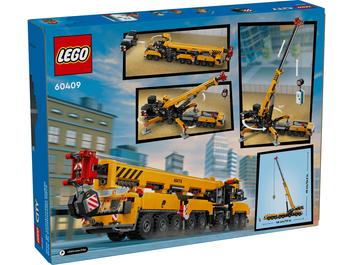 LEGO Gul mobil byggekran (60409)