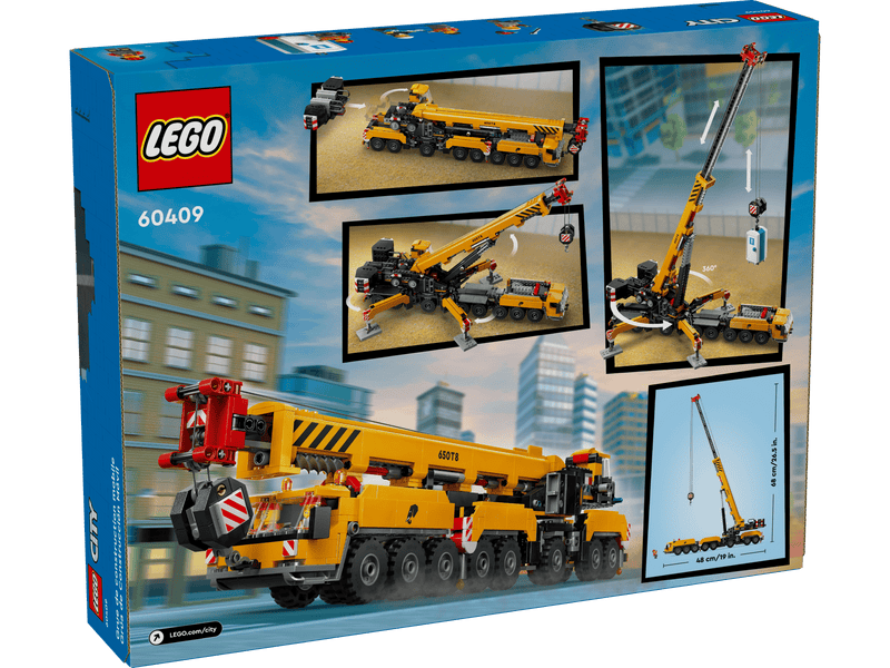 LEGO Gul mobil byggekran (60409)