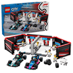 LEGO F1®-garage: Mercedes-AMG og Alpine-biler (60444)