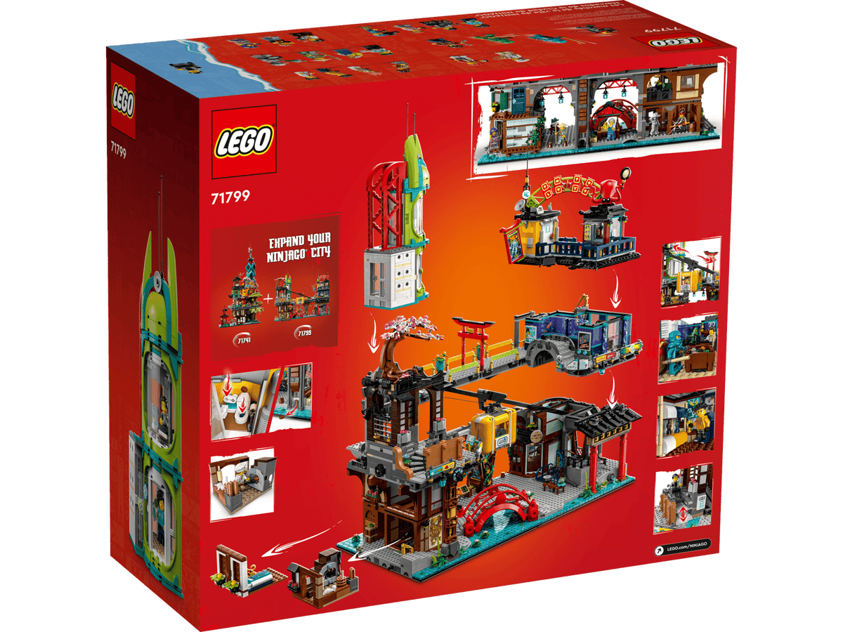 LEGO NINJAGO® Citys markeder (71799)