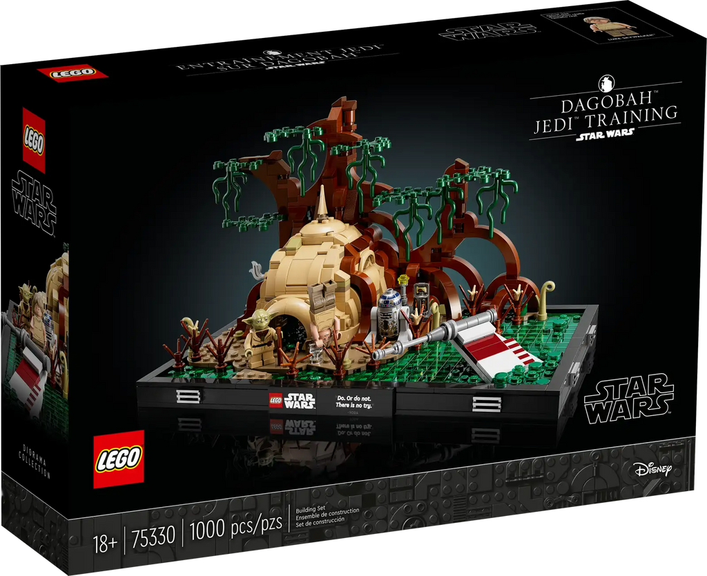 Diorama med Jedi™-træning på Dagobah™ (75330)