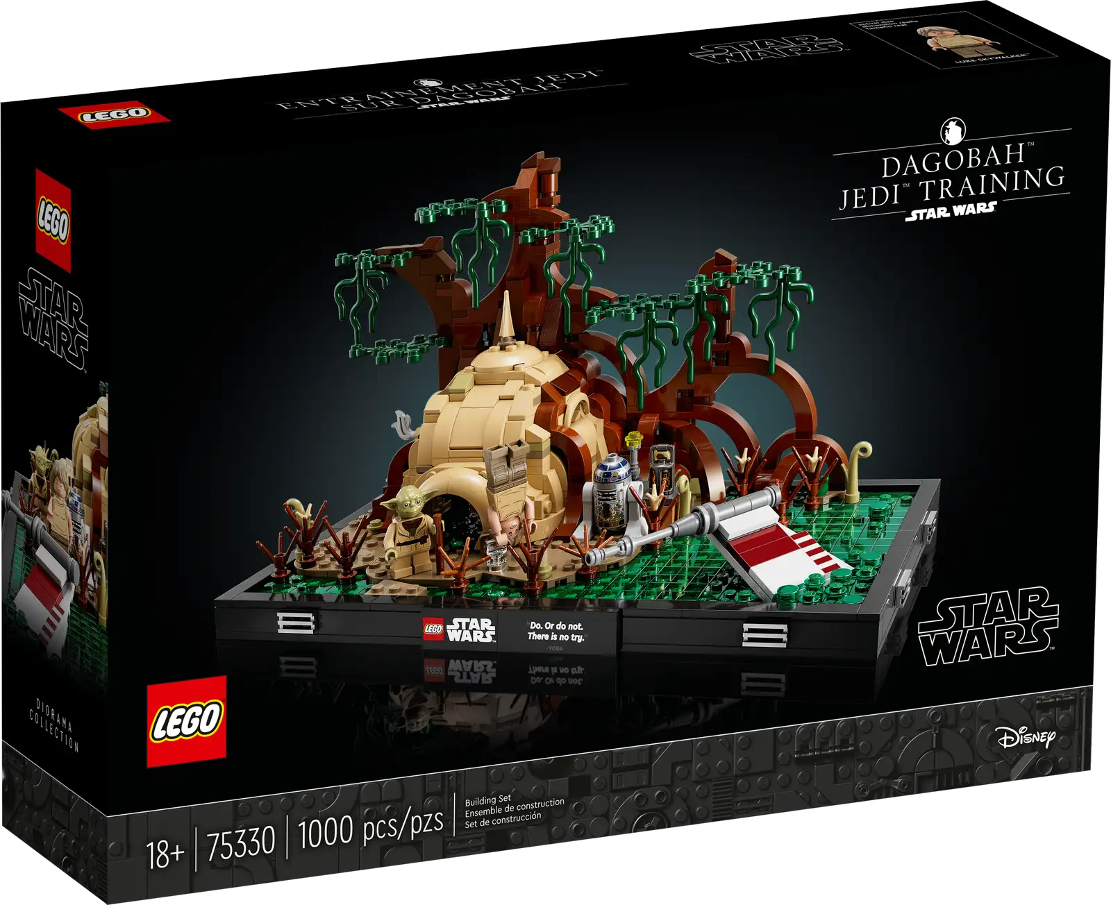 Diorama med Jedi™-træning på Dagobah™ (75330)