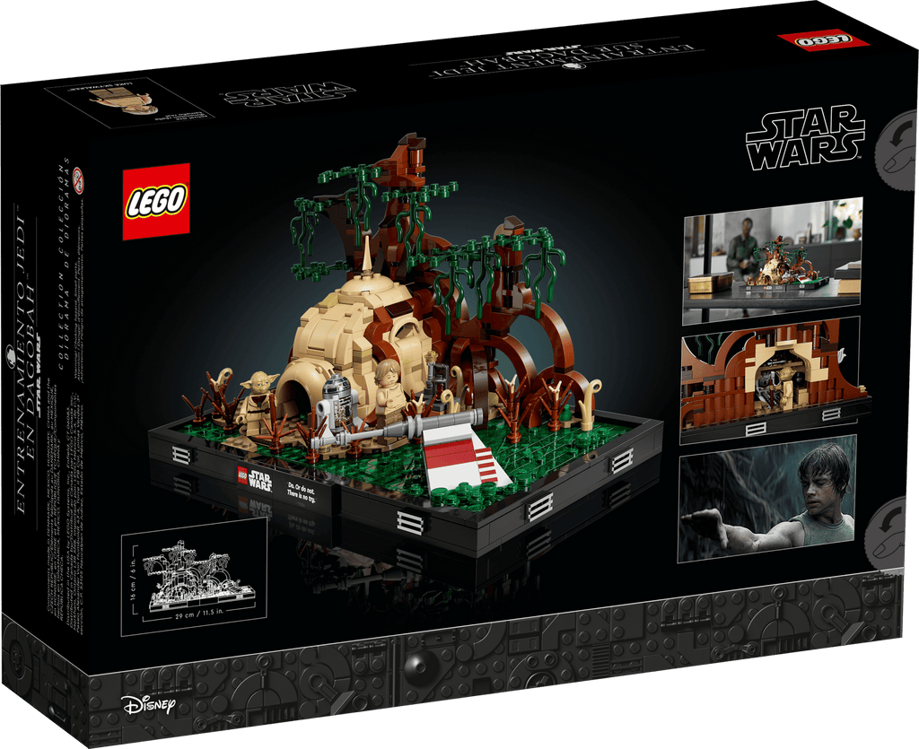 Diorama med Jedi™-træning på Dagobah™ (75330)