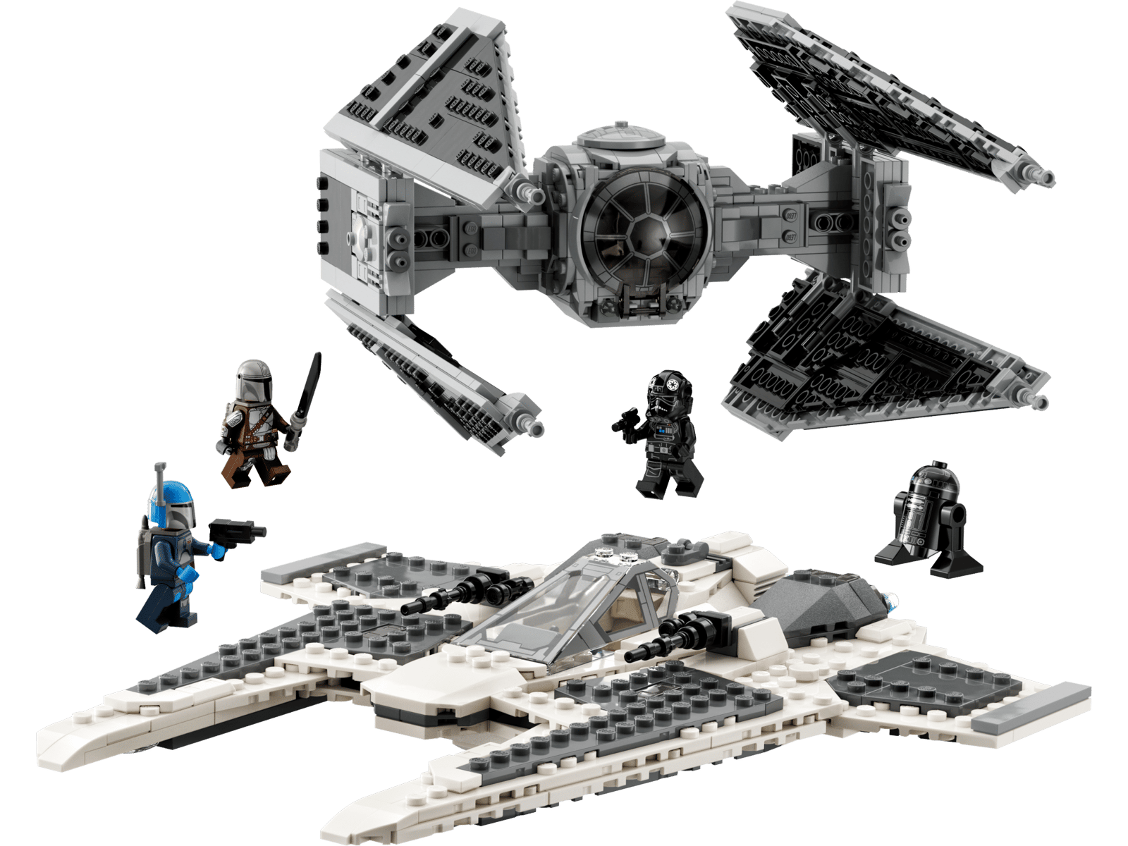 Mandaloriansk Fang-jager mod TIE Interceptor™ (75348)