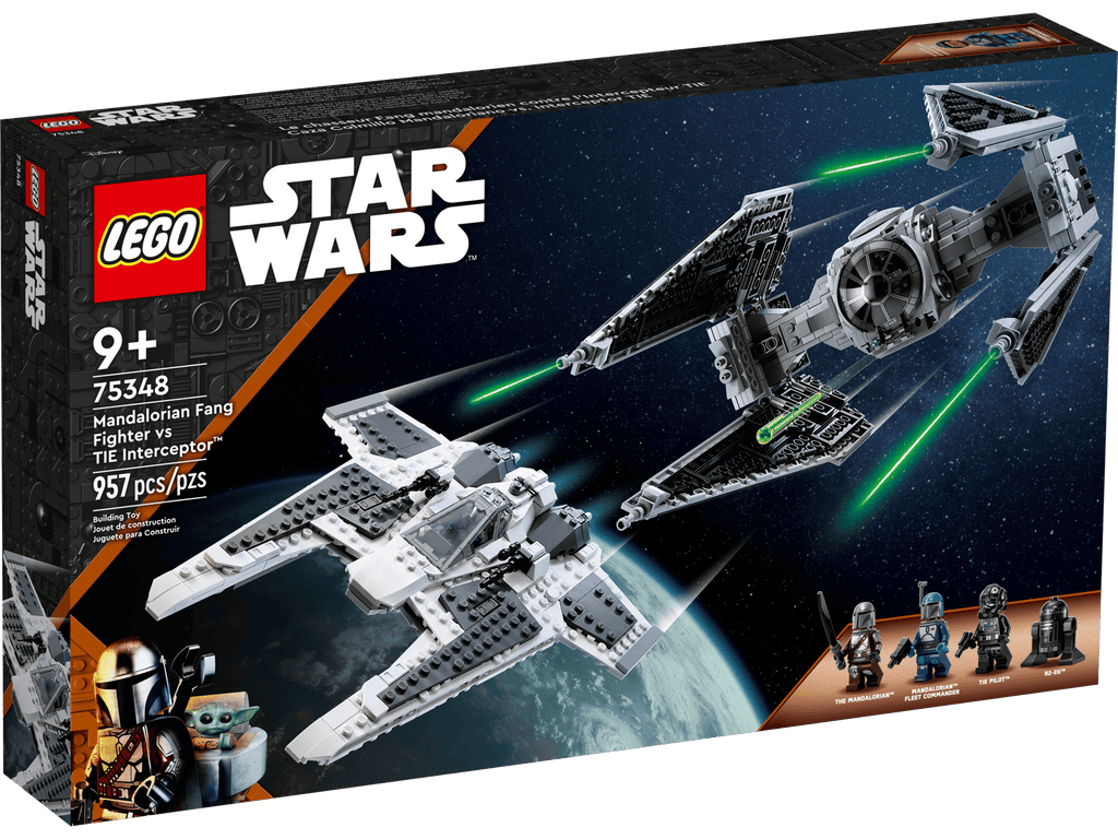 Mandaloriansk Fang-jager mod TIE Interceptor™ (75348)