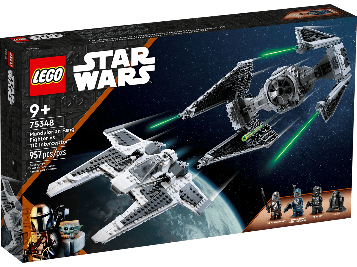 Mandaloriansk Fang-jager mod TIE Interceptor™ (75348)