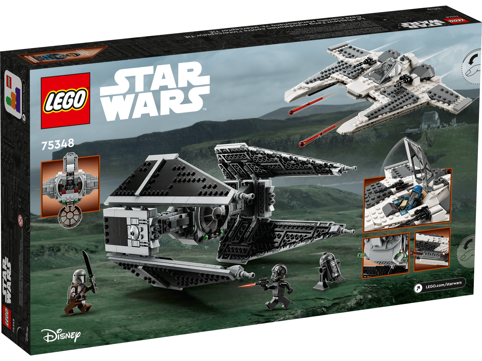 Mandaloriansk Fang-jager mod TIE Interceptor™ (75348)