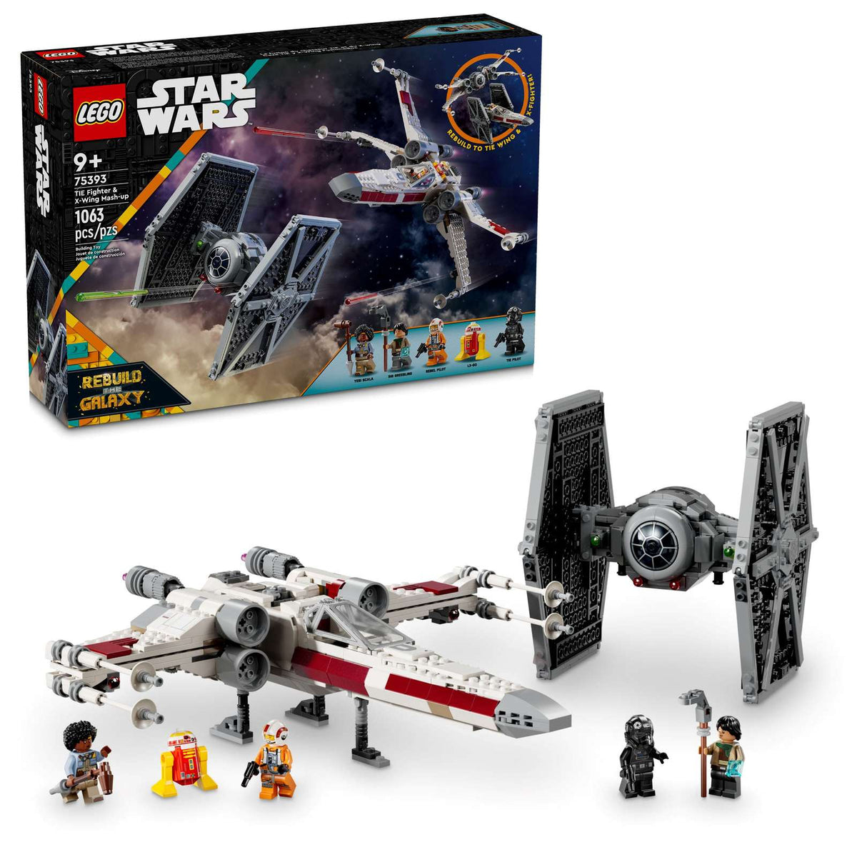 LEGO Kombimodel: TIE-jager og X-wing (75393)