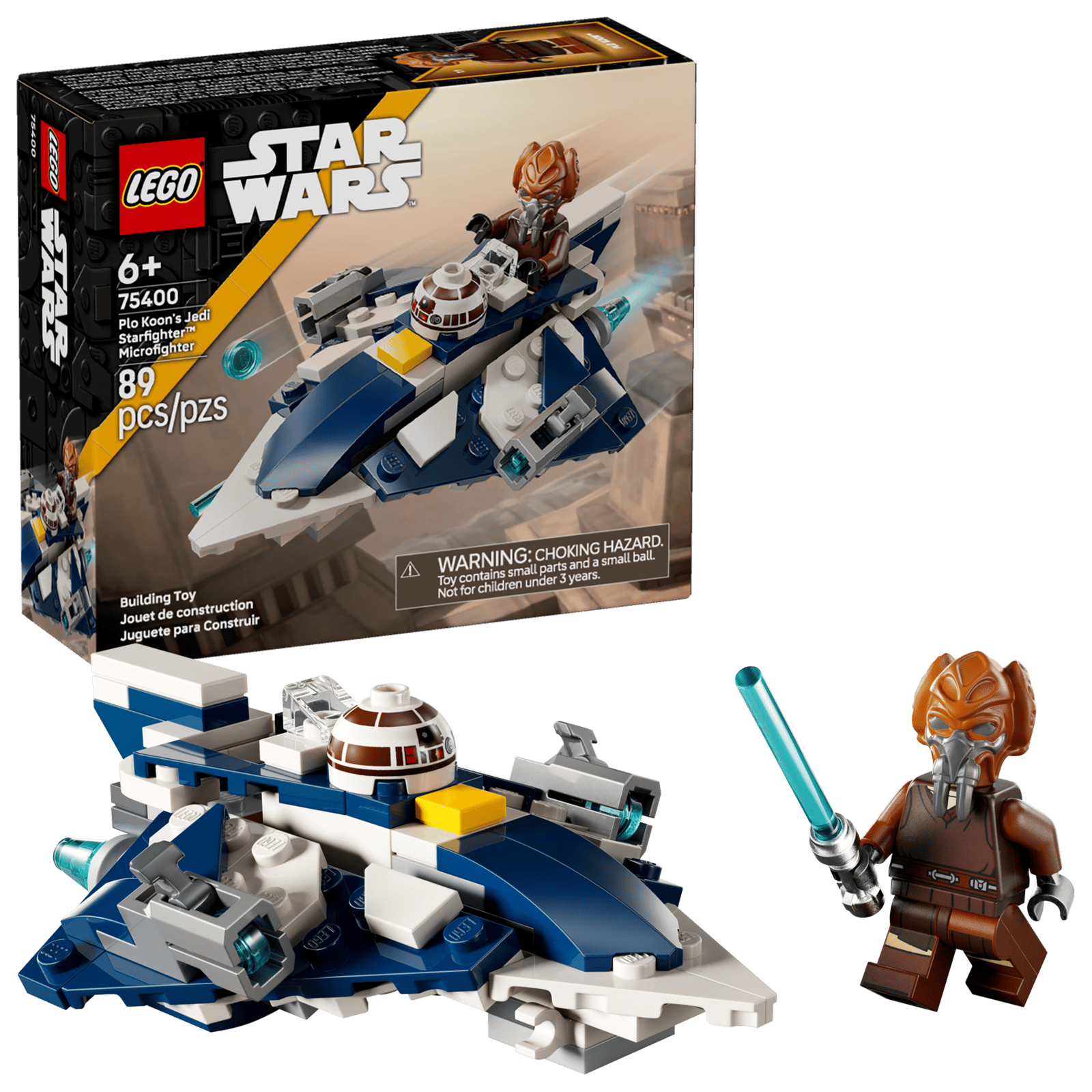 LEGO Microfighter af Plo Koons™ jedi-stjernejager (75400)