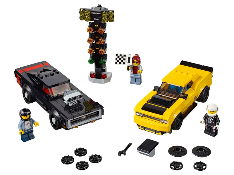 LEGO 2018 Dodge Challenger SRT Demon og 1970 Dodge Charger R/T (75893)