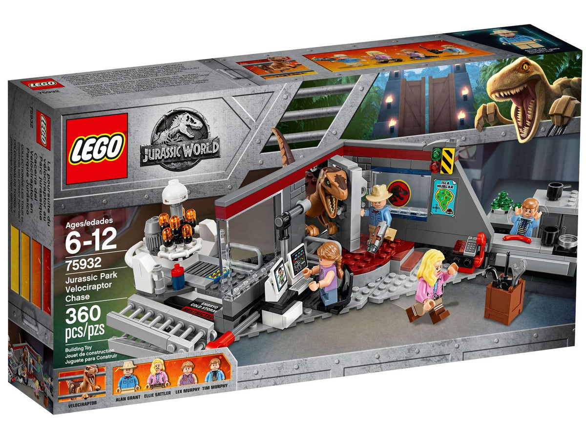 LEGO Jurassic Park velociraptorjagt (75932)