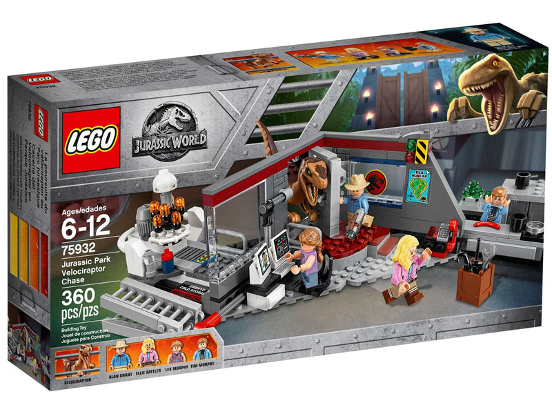 LEGO Jurassic Park velociraptorjagt (75932)