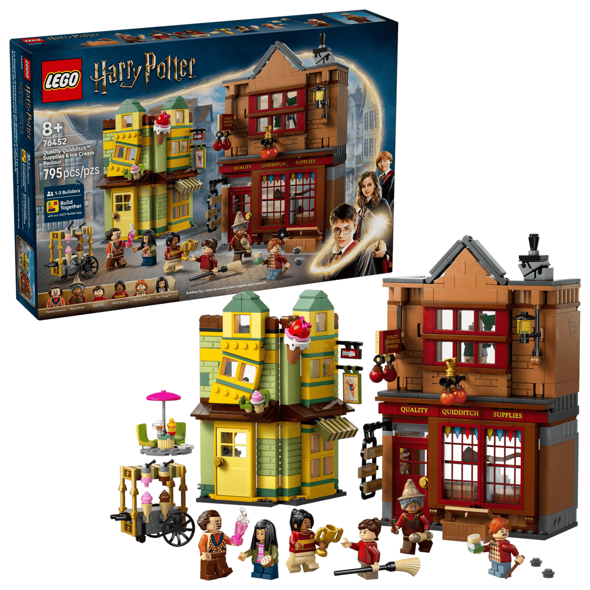 LEGO Kvalitetsudstyr til Quidditch™ og Iscafé (76452)