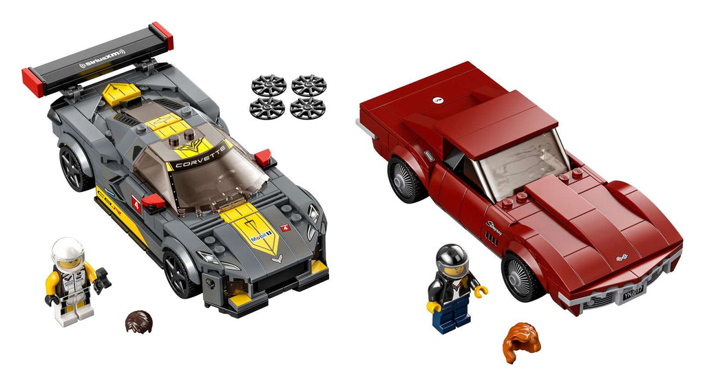 LEGO Chevrolet Corvette C8.R-racerbil og 1969 Chevrolet Corvette (76903)