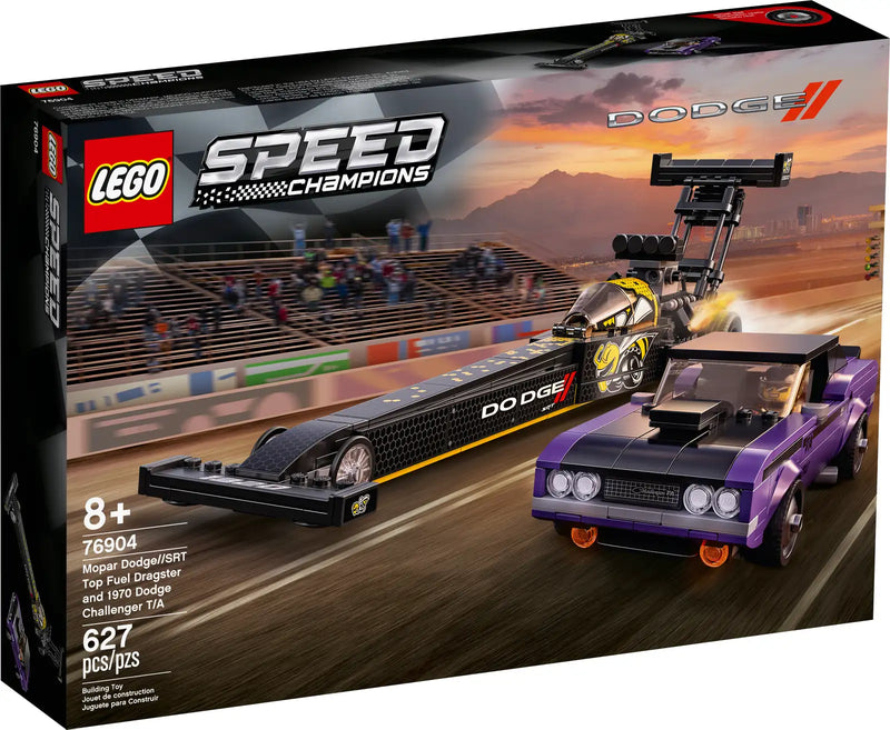 LEGO Mopar Dodge//SRT Top Fuel-dragster og 1970 Dodge Challenger T/A (76904)