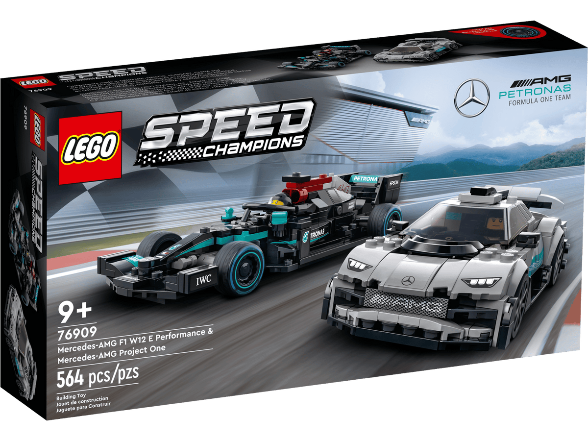 LEGO Mercedes-AMG F1 W12 E Performance og Mercedes-AMG Project One (76909)