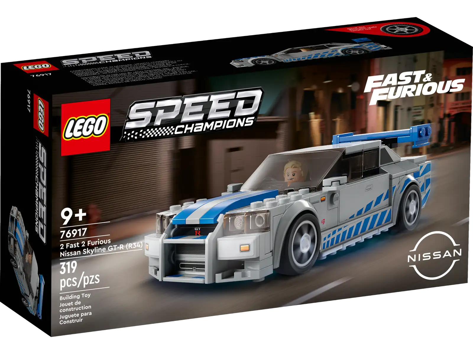 2 Fast 2 Furious Nissan Skyline GT-R (R34) (76917)