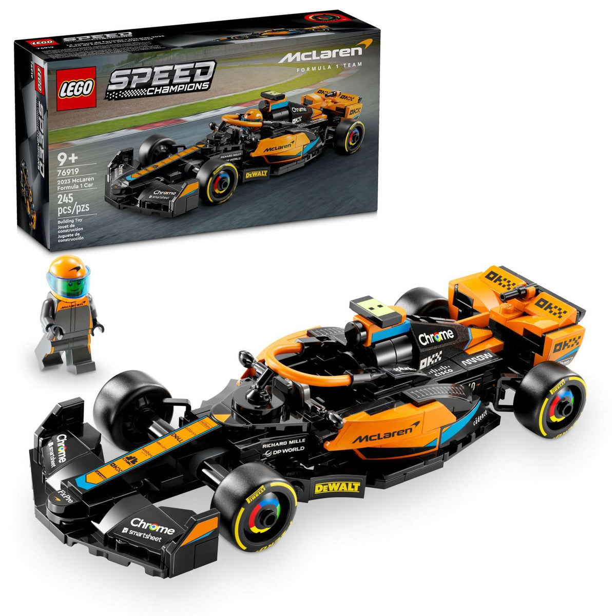 LEGO McLaren Formel 1-racerbil for 2023 (76919)