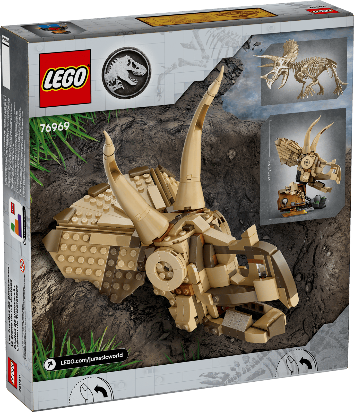 LEGO Dinosaurfossiler: Triceratops-kranium (76969)