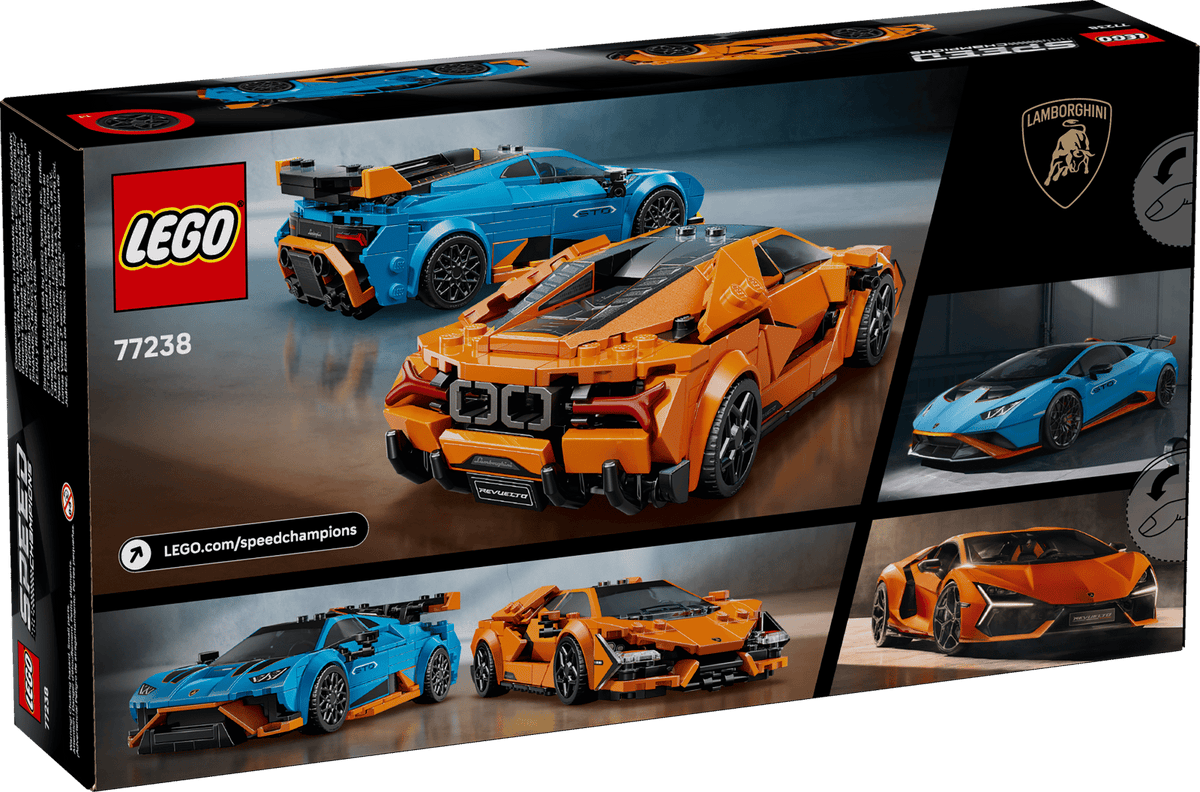 LEGO Lamborghini Revuelto og Huracán STO (77238)