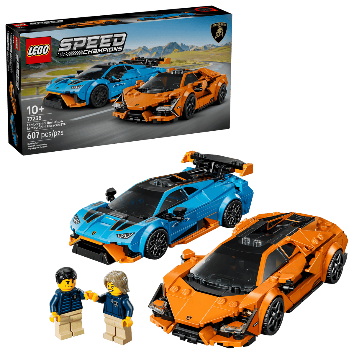 LEGO Lamborghini Revuelto og Huracán STO (77238)