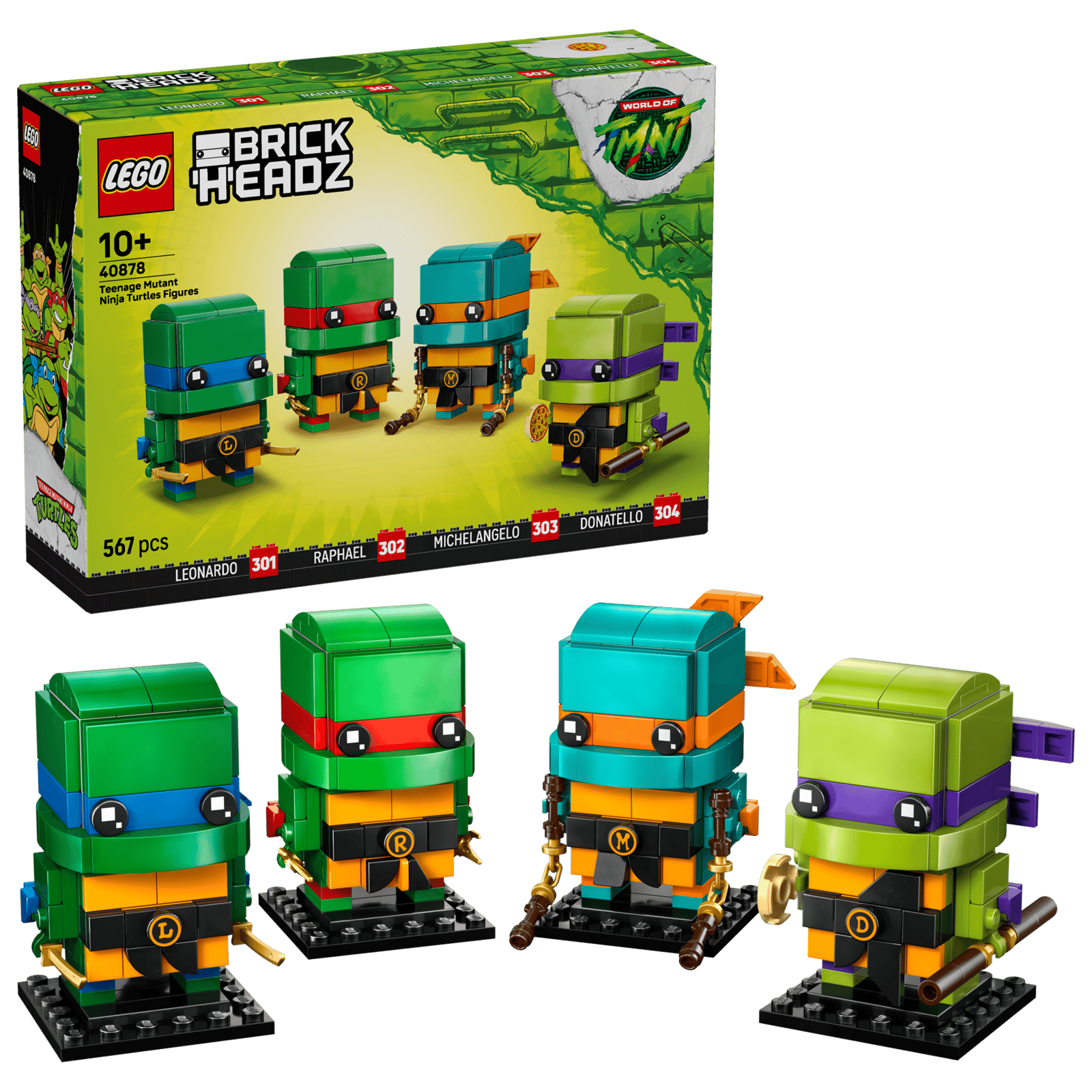 LEGO Figurer af Teenage Mutant Ninja Turtles (40878)
